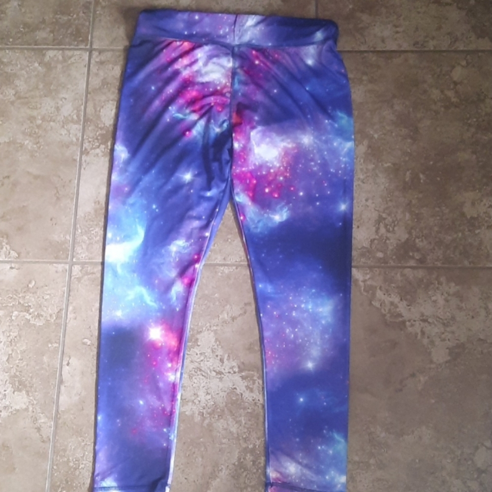 Women's "Zone Pro" space galaxy leggings